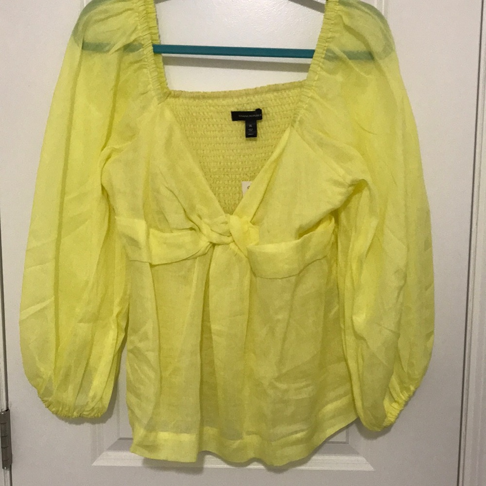 Banana Republic Yellow Women's Top